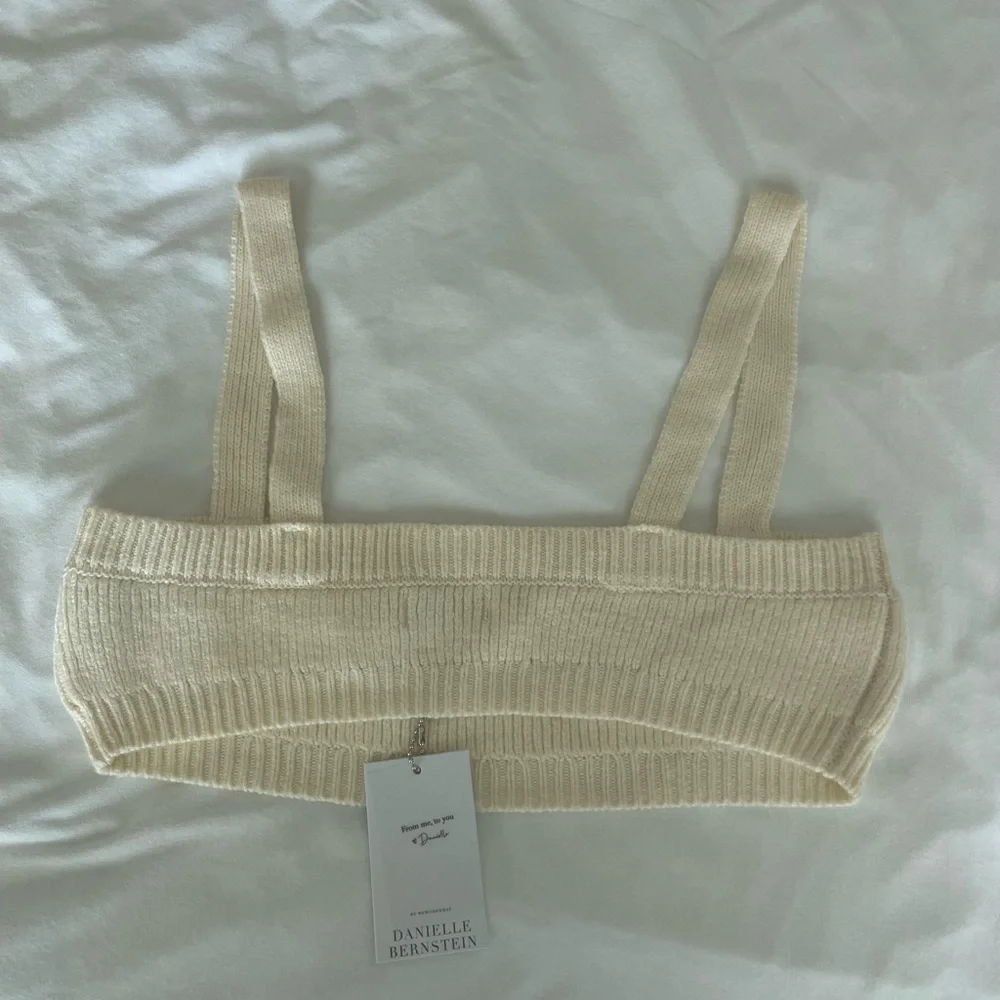 NWT danielle Bernstein knit bra top - Picture 2 of 2